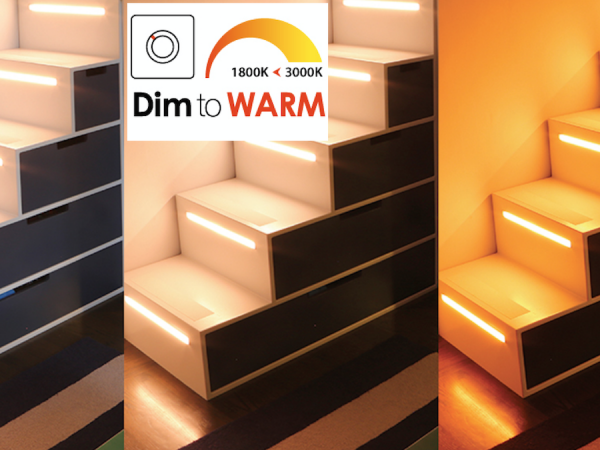Dim to Warm CCT 1800K-3000K LED strip