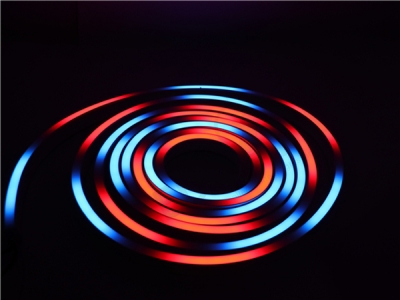 30x20mm RGB Silicon Neon IP67  (Top view - Flat Head) 